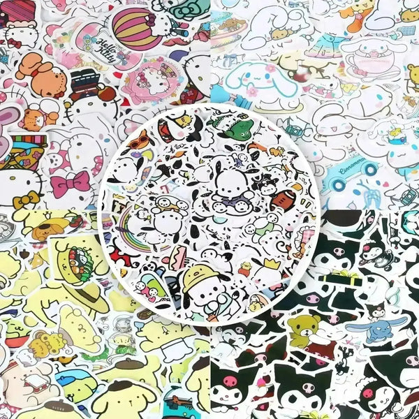 Sanrio Sticker Box (60 Pcs) - Bear Hugs