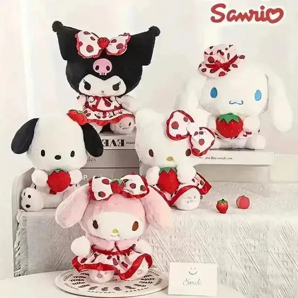 Sanrio Strawberry Collection Plushies (27 cm) - Bear Hugs