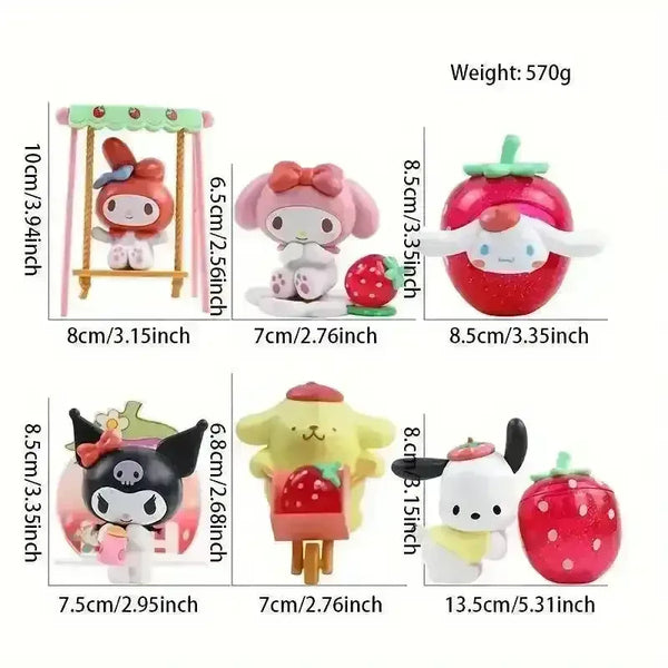 Sanrio Strawberry Garden Series Mystery Box (6 pcs) - Bear Hugs