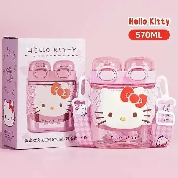 Sanrio Sweet Series Double Drinking Water Bottle (570 ml) - Bear Hugs