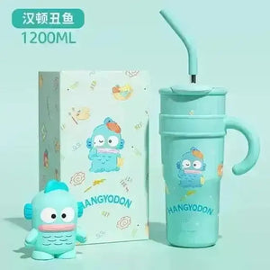 Sanrio Thermos Straw Cup (700 & 1200 ml) - Bear Hugs