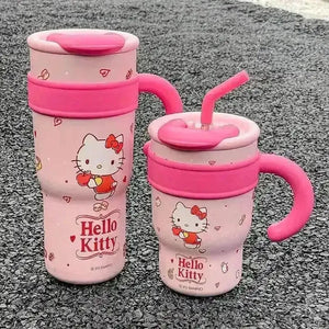 Sanrio Thermos Straw Cup (700 & 1200 ml) - Bear Hugs