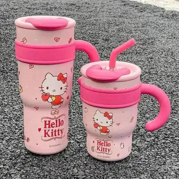 Sanrio Thermos Straw Cup (700 & 1200 ml) - Bear Hugs
