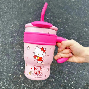 Sanrio Thermos Straw Cup (700 & 1200 ml) - Bear Hugs