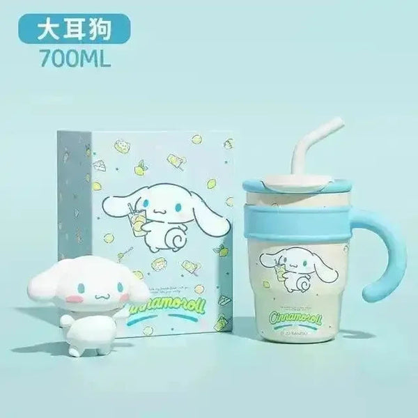 Sanrio Thermos Straw Cup (700 & 1200 ml) - Bear Hugs