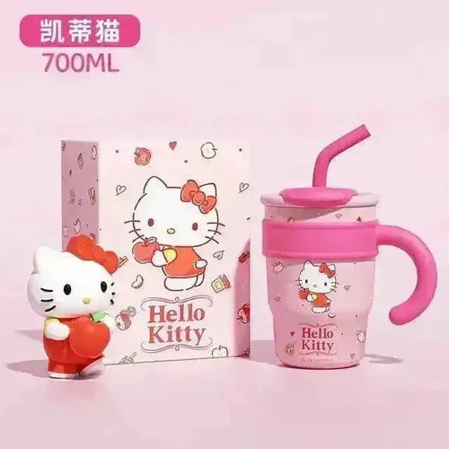 Sanrio Thermos Straw Cup (700 & 1200 ml) - Bear Hugs