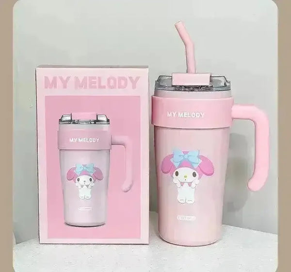 Sanrio Thermos Straw Cup (860 ml) - Bear Hugs