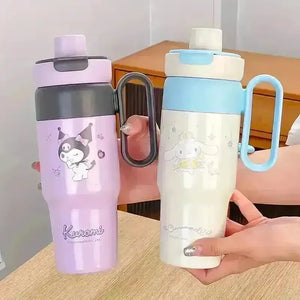 Sanrio Thumb Lock Tumbler Bottle (600 ml) - Bear Hugs