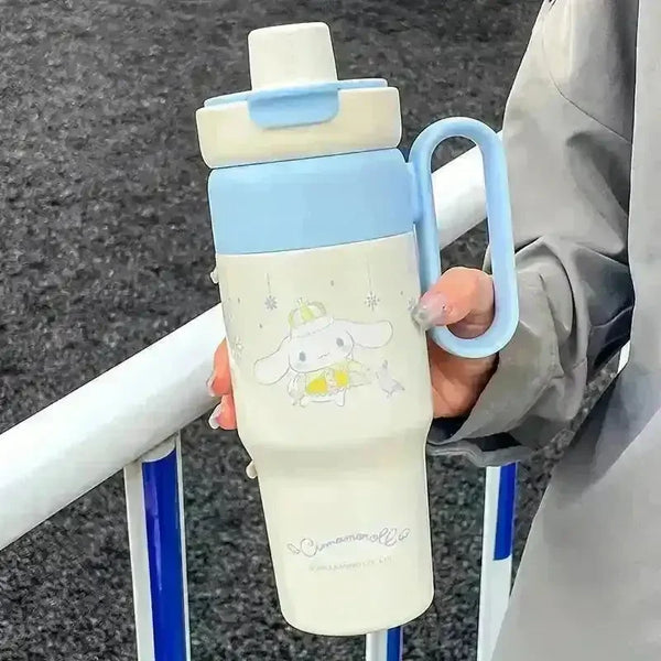 Sanrio Thumb Lock Tumbler Bottle (600 ml) - Bear Hugs