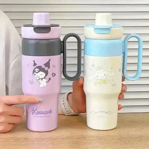 Sanrio Thumb Lock Tumbler Bottle (600 ml) - Bear Hugs