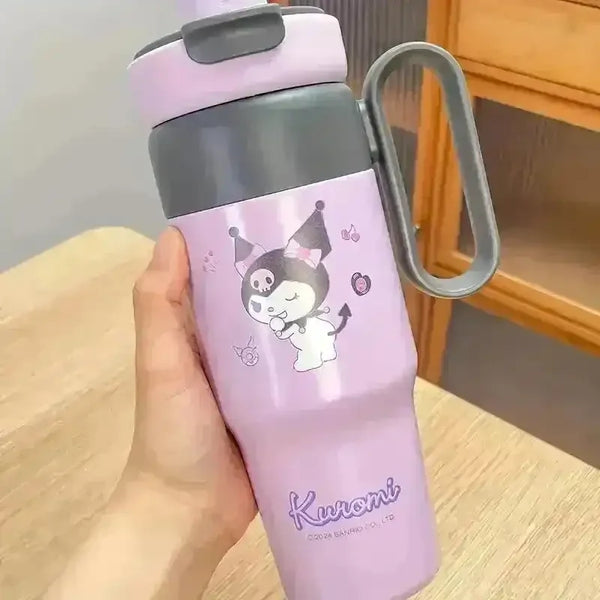 Sanrio Thumb Lock Tumbler Bottle (600 ml) - Bear Hugs