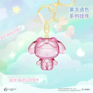 Sanrio Transparent Jelly Keychain - Bear Hugs