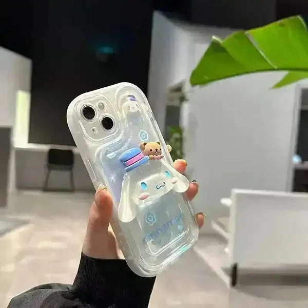 Sanrio Transparent Mugshot Phone Case (For iPhones) - Bear Hugs