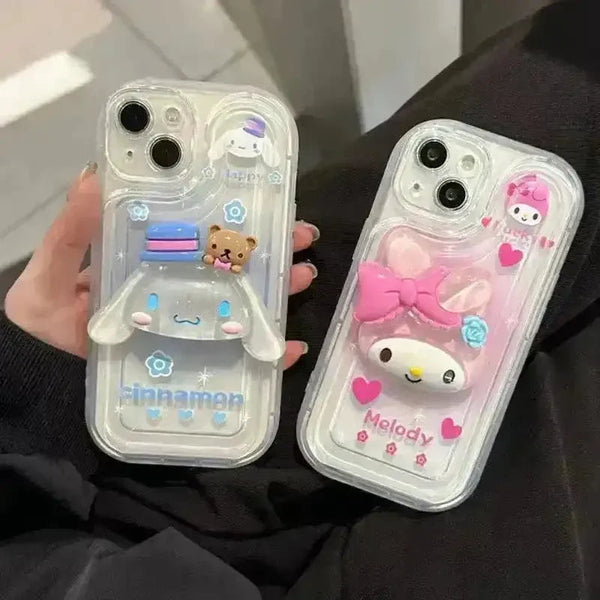 Sanrio Transparent Mugshot Phone Case (For iPhones) - Bear Hugs