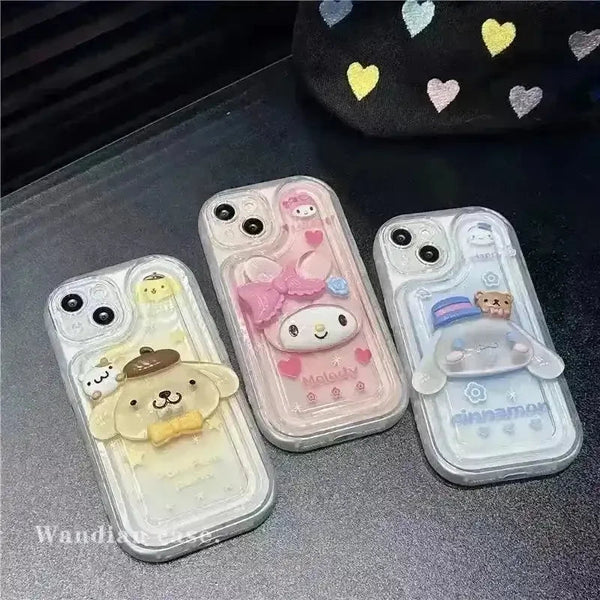 Sanrio Transparent Mugshot Phone Case (For iPhones) - Bear Hugs