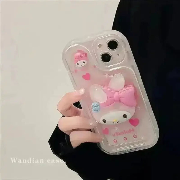 Sanrio Transparent Mugshot Phone Case (For iPhones) - Bear Hugs
