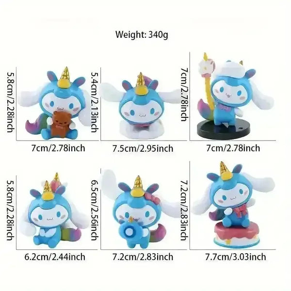 Sanrio Unicorn Cinnamoroll Mystery Box (6 pcs) - Bear Hugs