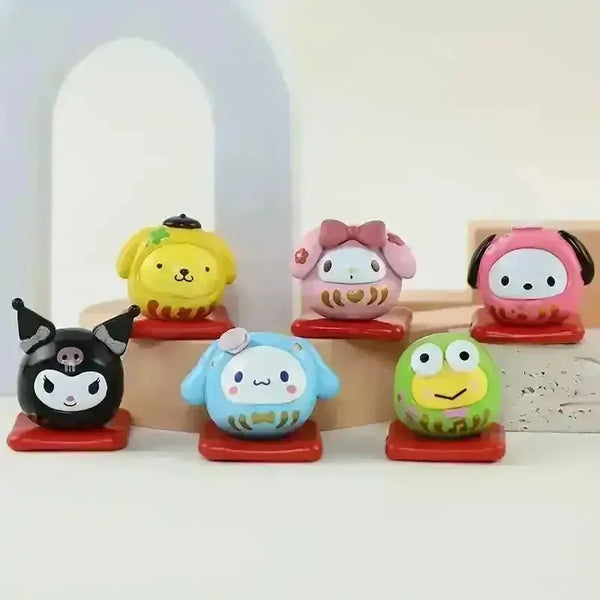 Sanrio Valentine's Day Mini Figurines (6 pcs) - Bear Hugs
