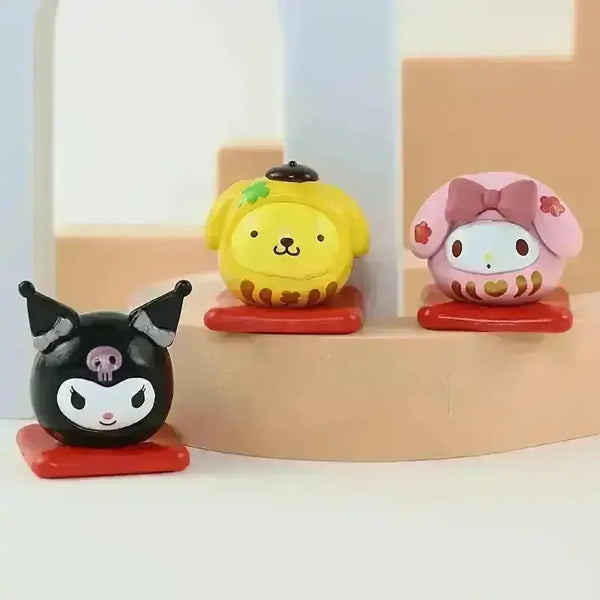 Sanrio Valentine's Day Mini Figurines (6 pcs) - Bear Hugs