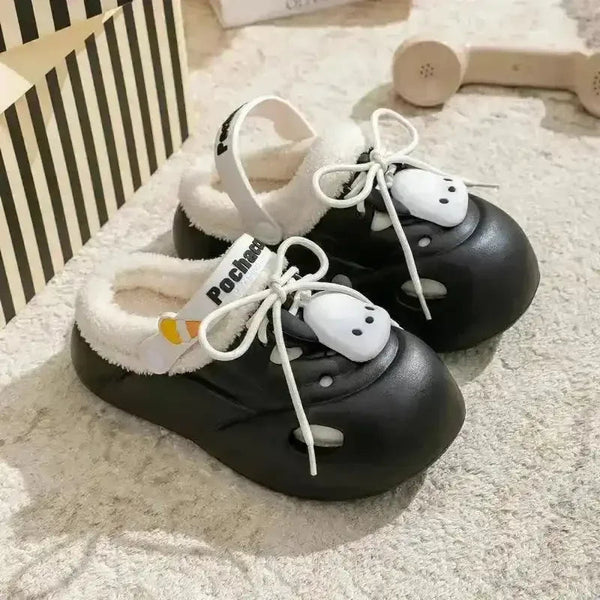 Sanrio Winter Warm Plush Clogs - Bear Hugs