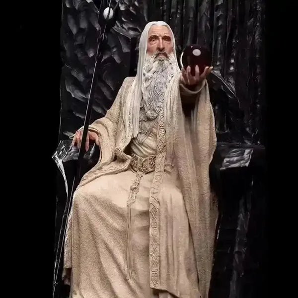 Saruman on Throne Collector's Action Figure - Bear Hugs