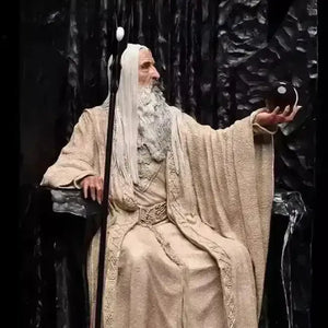 Saruman on Throne Collector's Action Figure - Bear Hugs