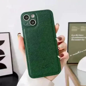 Saudi Tree Leather Marked Phone Case (For iPhones) - Bear Hugs