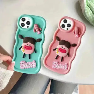 Sausage Girl Phone Case (For iPhones) - Bear Hugs