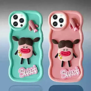 Sausage Girl Phone Case (For iPhones) - Bear Hugs