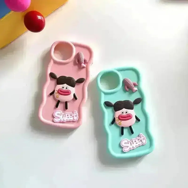 Sausage Girl Phone Case (For iPhones) - Bear Hugs