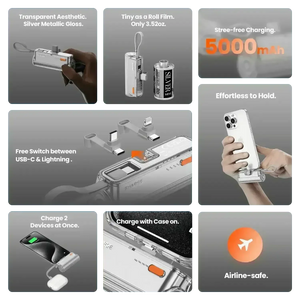 SHARGE Flow Mini Power Bank (5000mAh) - Bear Hugs