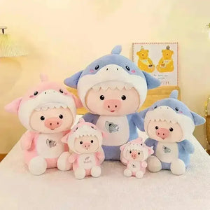 Shark Kuromi My Melody Piggy Plushie - Bear Hugs