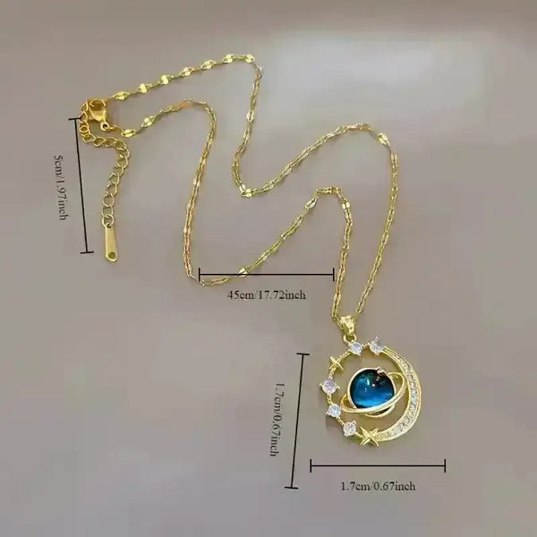 Shimmering Celestial Pendant - Bear Hugs