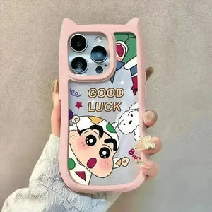 Shinchan Cat Ears Phone Case (For iPhones) - Bear Hugs