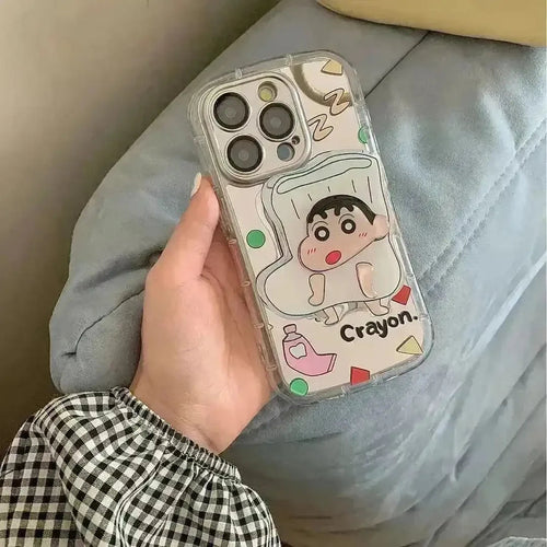 Shinchan Playful Phone Case (For iPhone) - Bear Hugs