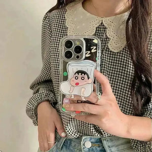 Shinchan Playful Phone Case (For iPhone) - Bear Hugs