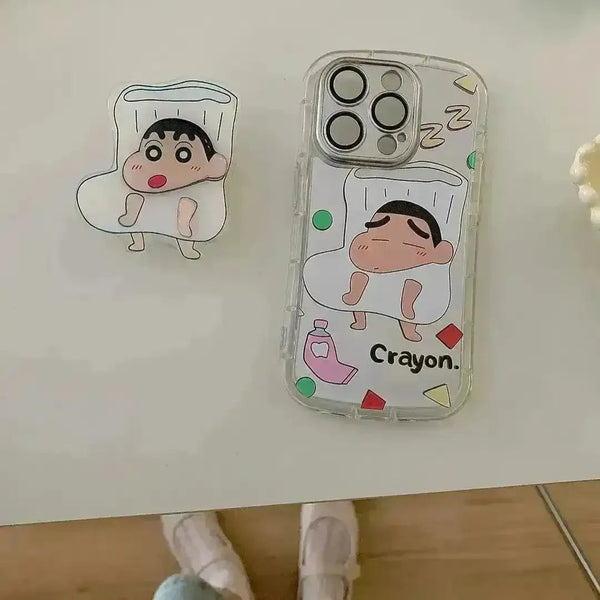 Shinchan Playful Phone Case (For iPhone) - Bear Hugs