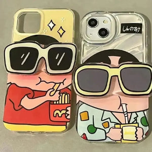 Shinchan Sunglasses Phone Case (For iPhones) - Bear Hugs