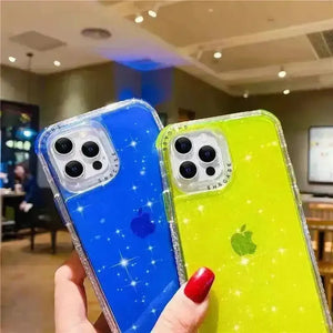 Shining Glitter Shockproof Case (For iPhones) - Bear Hugs
