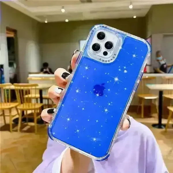 Shining Glitter Shockproof Case (For iPhones) - Bear Hugs