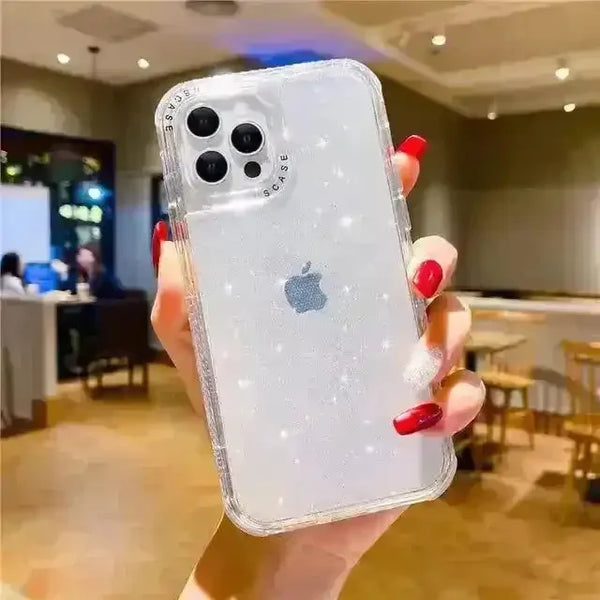 Shining Glitter Shockproof Case (For iPhones) - Bear Hugs