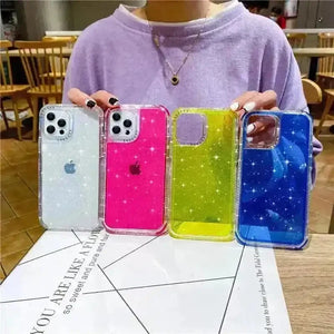 Shining Glitter Shockproof Case (For iPhones) - Bear Hugs