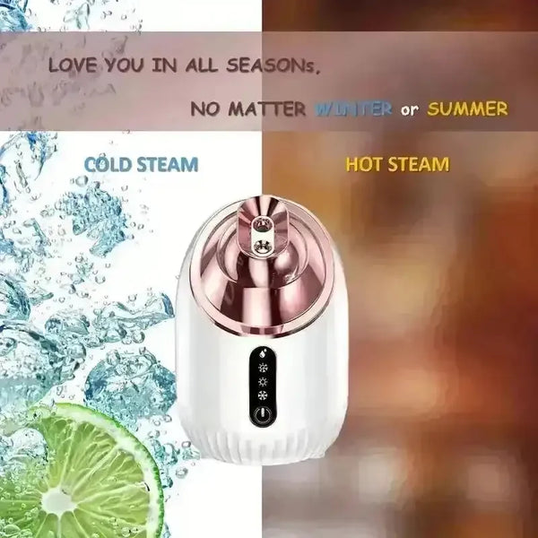 Shiny Rosy Nano Facial Steamer - Bear Hugs