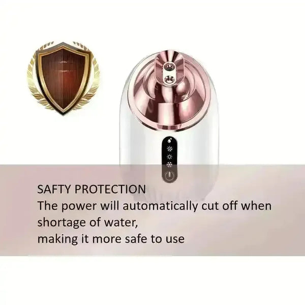 Shiny Rosy Nano Facial Steamer - Bear Hugs