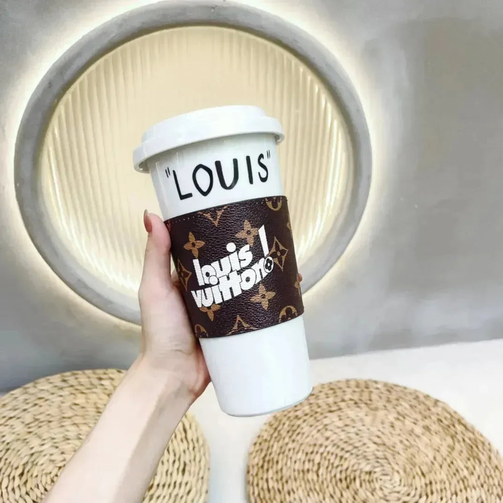 Signature Sip Luxury Monogram Ceramic Mug (700 ml) - Bear Hugs