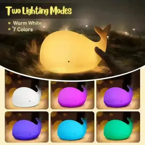 Silicon Whale Night Lamp - Bear Hugs