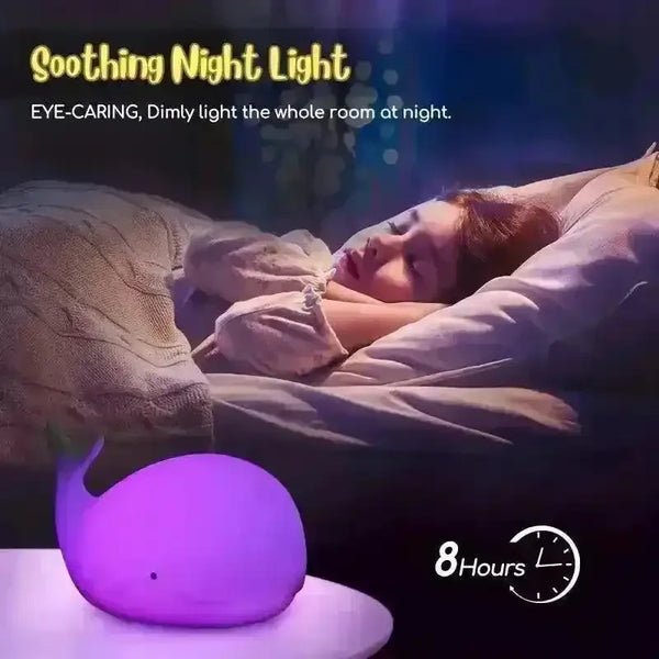 Silicon Whale Night Lamp - Bear Hugs