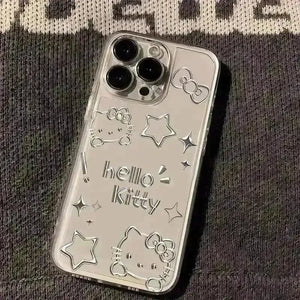 Silver Hello Kitty Case (For iPhones) - Bear Hugs