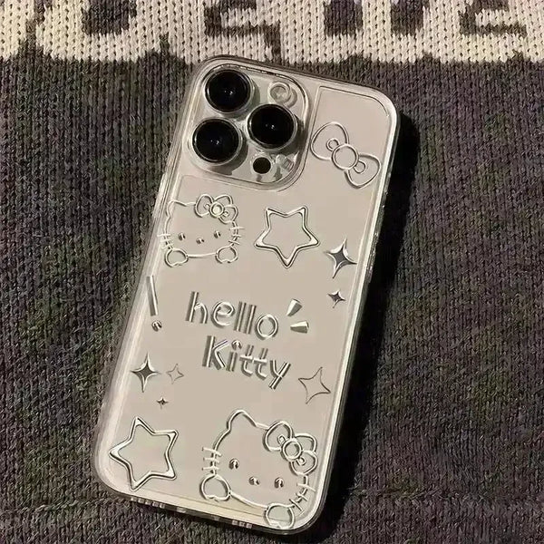 Silver Hello Kitty Case (For iPhones) - Bear Hugs