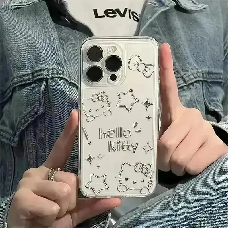 Silver Hello Kitty Case (For iPhones) - Bear Hugs